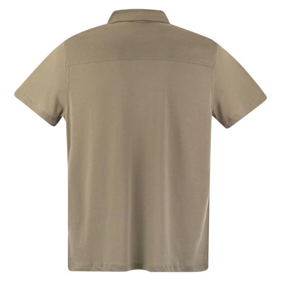  마제스틱필라쳐 폴로 티셔츠 S24M296 HPO089 SAND - MAJESTIC FILATURES