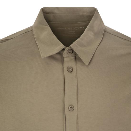  마제스틱필라쳐 긴팔 셔츠 S24M296 HCH063 SAND - MAJESTIC FILATURES