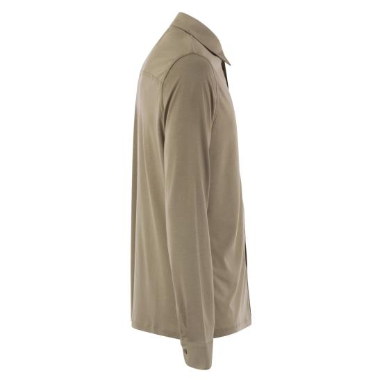  마제스틱필라쳐 긴팔 셔츠 S24M296 HCH063 SAND - MAJESTIC FILATURES