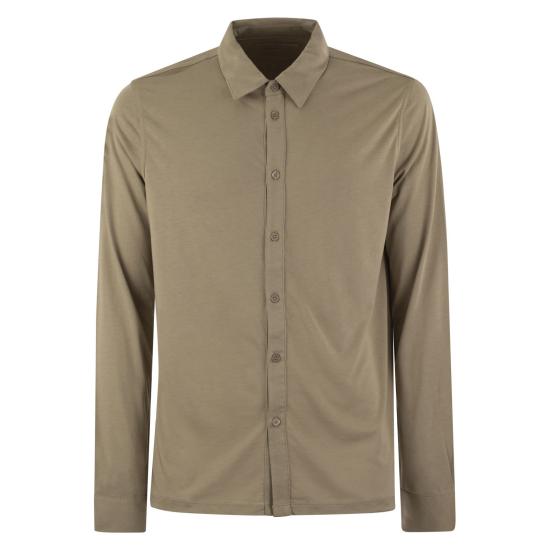  마제스틱필라쳐 긴팔 셔츠 S24M296 HCH063 SAND