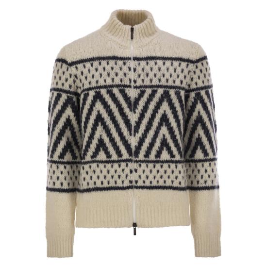  페세리코 집업 니트 R59375F03 NATURAL