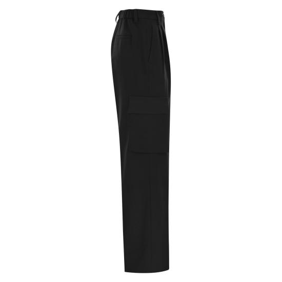  에르노 스트레이트 팬츠 PT000066D BLACK - HERNO