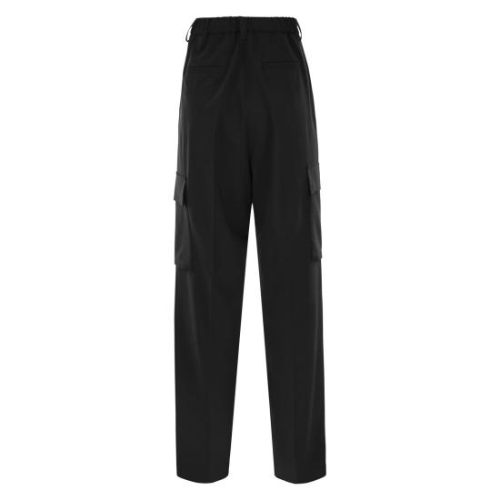  에르노 스트레이트 팬츠 PT000066D BLACK - HERNO