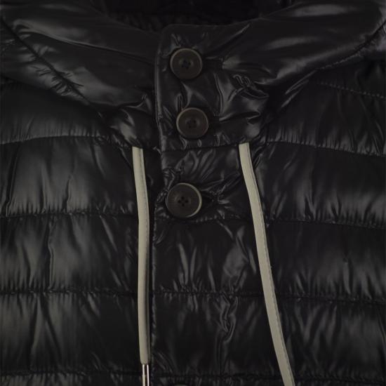 24FW 에르노 베스트 PI00095UR BLACK - HERNO