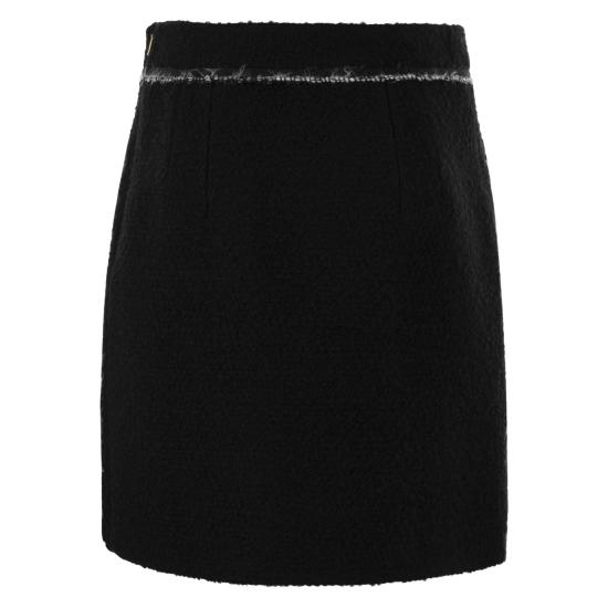  페이 미디 스커트 NXW90494700 BLACK - FAY