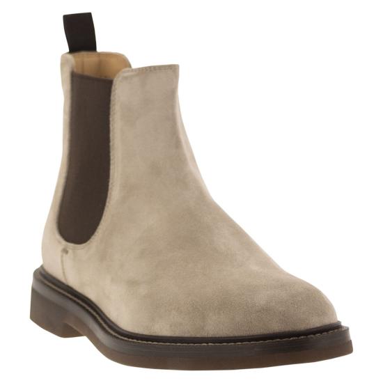 24FW 브루넬로 쿠치넬리 부츠 MZUPEAE818 SAND - BRUNELLO CUCINELLI