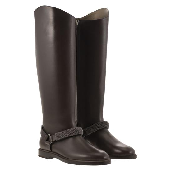 24FW 브루넬로 쿠치넬리 부츠 MZOLC2847 DARK BROWN - BRUNELLO CUCINELLI