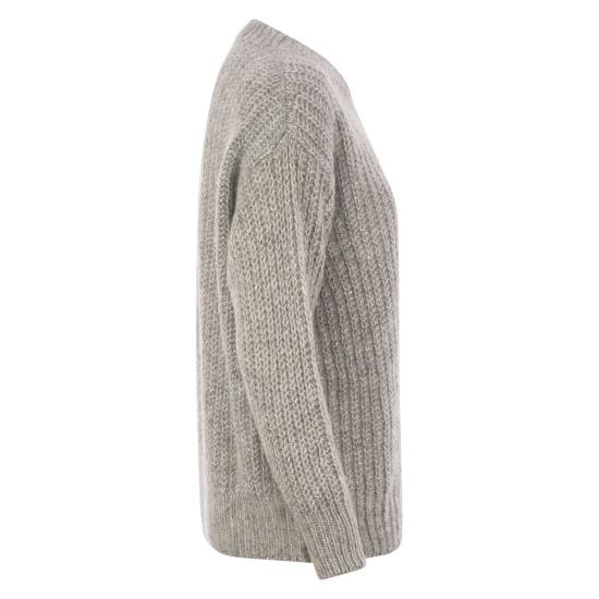 24FW 에르노 스웨터 MV000009D LIGHT GREY - HERNO