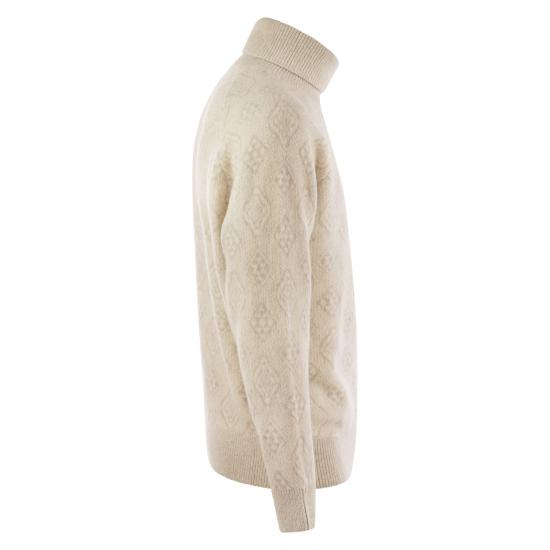  브루넬로 쿠치넬리 터틀넥 MSO708503 CREAM - BRUNELLO CUCINELLI