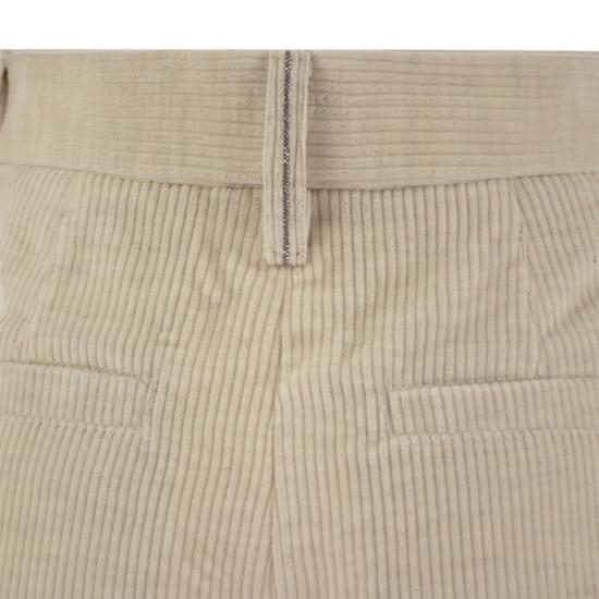 브루넬로 쿠치넬리 스트레이트 팬츠 MP576P8562 IVORY - BRUNELLO CUCINELLI