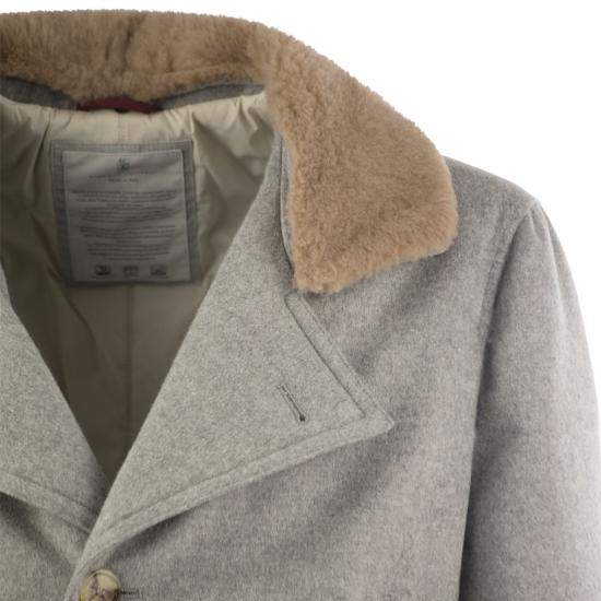 브루넬로 쿠치넬리 코트 MM4006343 GREY - BRUNELLO CUCINELLI