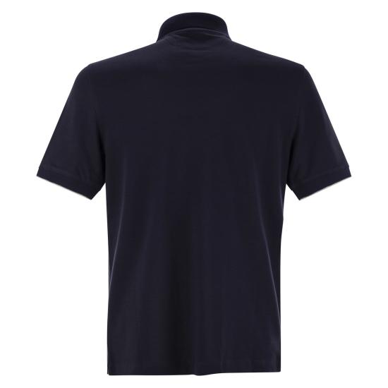  브루넬로 쿠치넬리 피케 폴로 셔츠 ME8548788 NAVY - BRUNELLO CUCINELLI