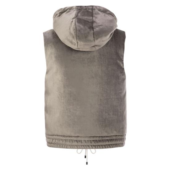 24FW 브루넬로 쿠치넬리 베스트 MD5817880 SILVER - BRUNELLO CUCINELLI