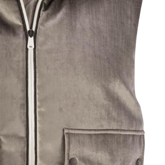 24FW 브루넬로 쿠치넬리 베스트 MD5817880 SILVER - BRUNELLO CUCINELLI