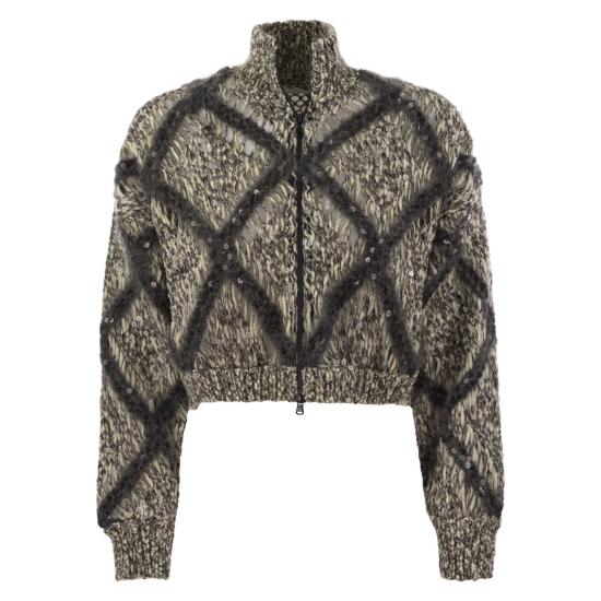  브루넬로 쿠치넬리 스웨터 MCER10226P GREY