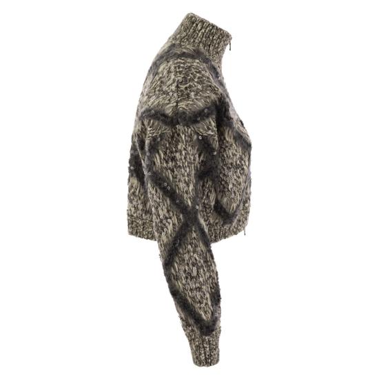  브루넬로 쿠치넬리 스웨터 MCER10226P GREY - BRUNELLO CUCINELLI