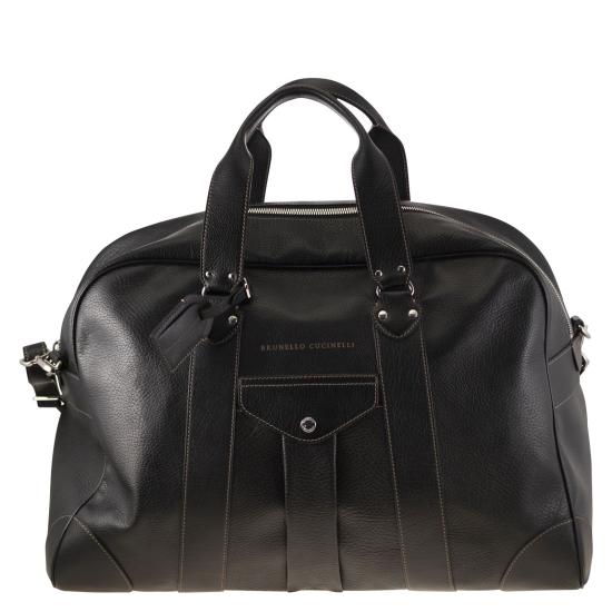  브루넬로 쿠치넬리 토트백 MBZIBU394 BLACK