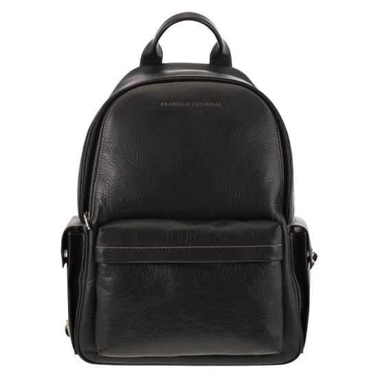  브루넬로 쿠치넬리 백팩 MBZIBU243 BLACK