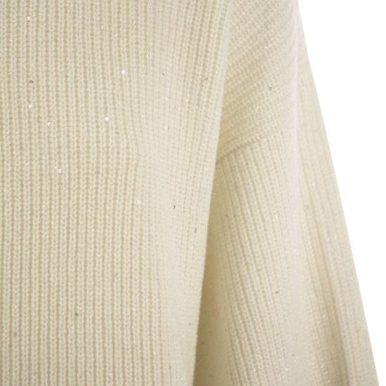  브루넬로 쿠치넬리 터틀넥 MBM756904P CREAM - BRUNELLO CUCINELLI
