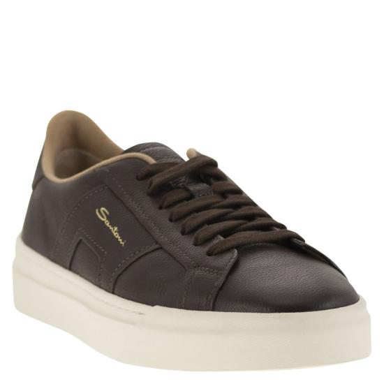 24FW 산토니 스니커즈 MBGT21967PNNKSIW DARK BROWN - SANTONI