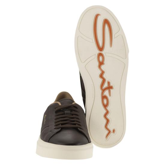 24FW 산토니 스니커즈 MBGT21967PNNKSIW DARK BROWN - SANTONI