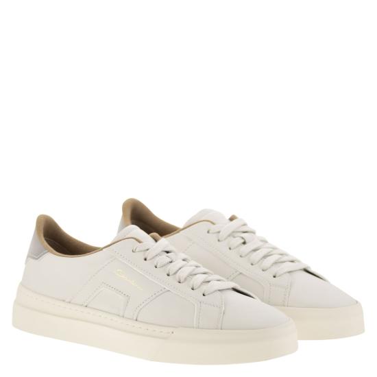 24FW 산토니 스니커즈 MBGT21967PNNKDRX WHITE - SANTONI