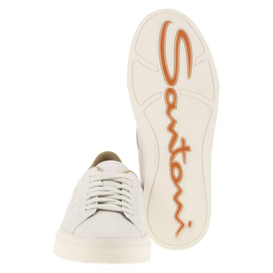 24FW 산토니 스니커즈 MBGT21967PNNKDRX WHITE - SANTONI