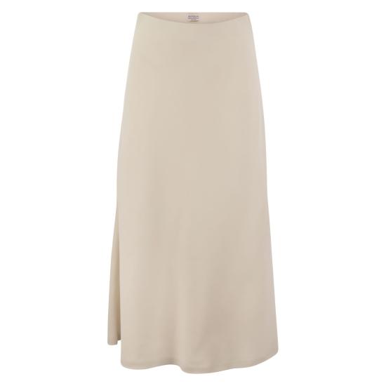 24FW 브루넬로 쿠치넬리 롱 스커트 MB117G3634 IVORY