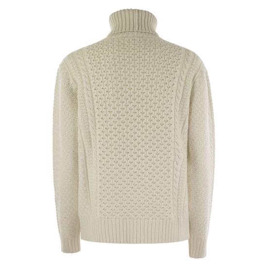 24FW 파비아나 필리피 터틀넥 MAD224F032L002 WHITE - FABIANA FILIPPI