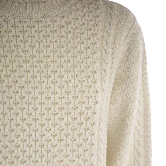 24FW 파비아나 필리피 터틀넥 MAD224F032L002 WHITE - FABIANA FILIPPI