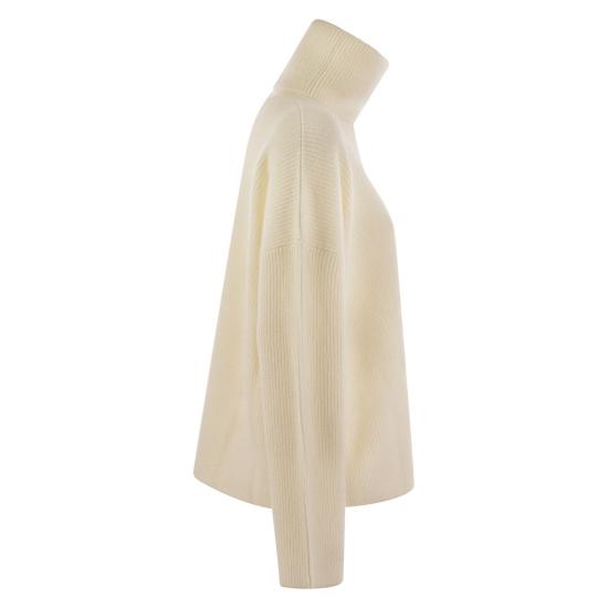 24FW 파비아나 필리피 터틀넥 MAD214F058I916 WHITE - FABIANA FILIPPI