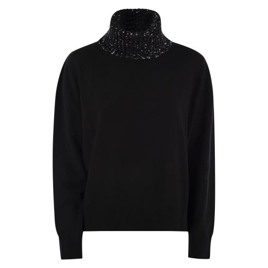 24FW 파비아나 필리피 터틀넥 MAD214F028I918 BLACK