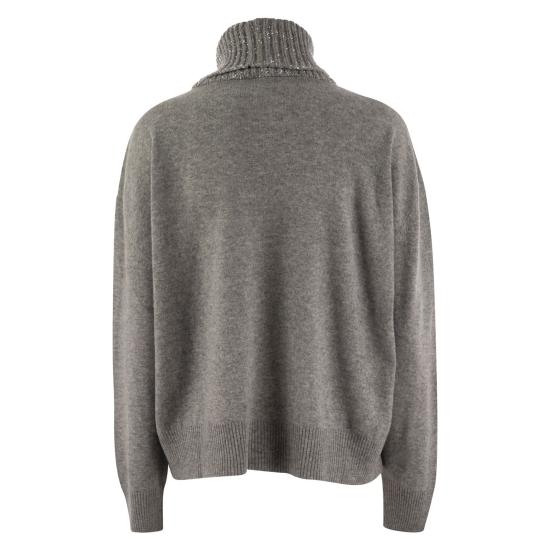 24FW 파비아나 필리피 터틀넥 MAD214F028I918 GREY - FABIANA FILIPPI