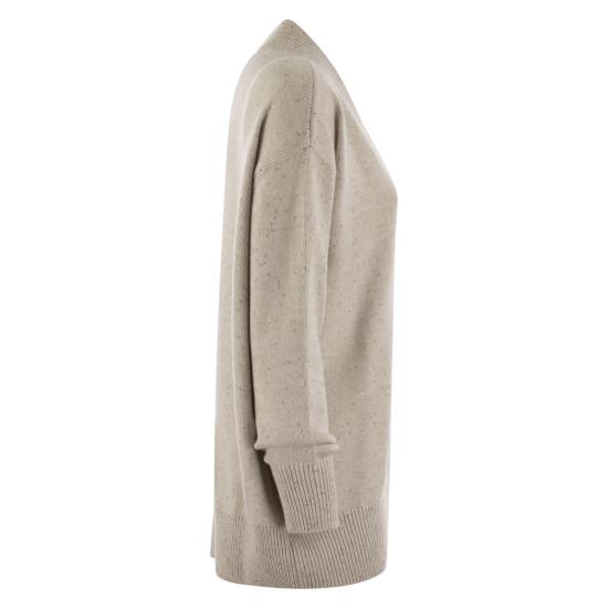  브루넬로 쿠치넬리 디아만테 캐시미어 실크 스웨터 M73539922 PEARL - BRUNELLO CUCINELLI