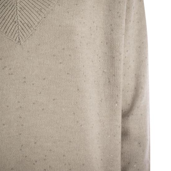  브루넬로 쿠치넬리 디아만테 캐시미어 실크 스웨터 M73539922 PEARL - BRUNELLO CUCINELLI