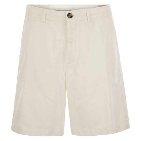  브루넬로 쿠치넬리 숏팬츠 M252DU0010 WHITE