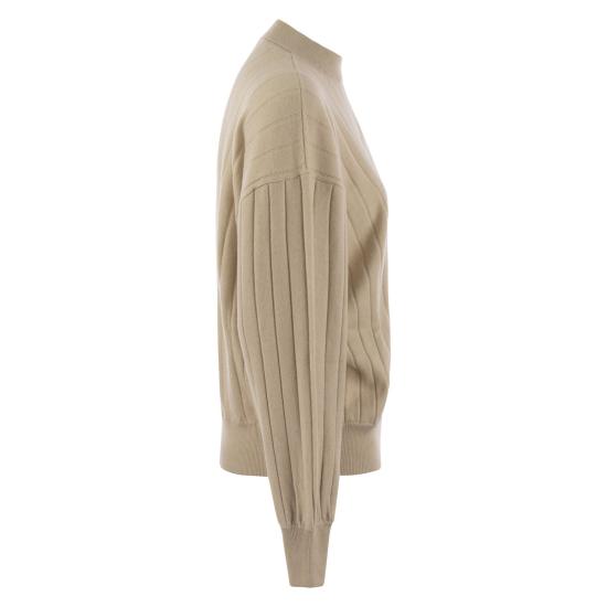  브루넬로 쿠치넬리 스웨터 M12193400 BEIGE - BRUNELLO CUCINELLI