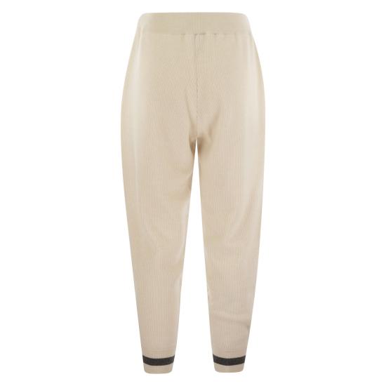  브루넬로 쿠치넬리 스트레이트 팬츠 M12192689 BUTTER - BRUNELLO CUCINELLI