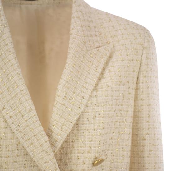  딸리아토레 수트 자켓 JJASMINE10B160060U24I430 WHITE GOLD - TAGLIATORE