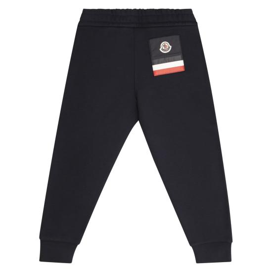 24FW [키즈] 몽클레어 트레이닝/조거 팬츠 J29548H00008 BLUE - MONCLER