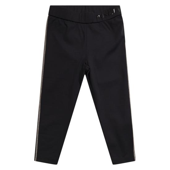 24FW [키즈] 몽클레어 스트레이트 팬츠 J29548H00002 BLACK