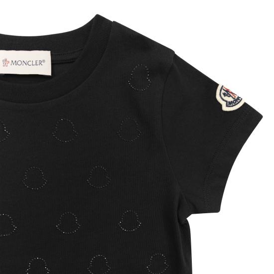  [키즈] 몽클레어 티셔츠 J19548C0002583907 BLACK - MONCLER