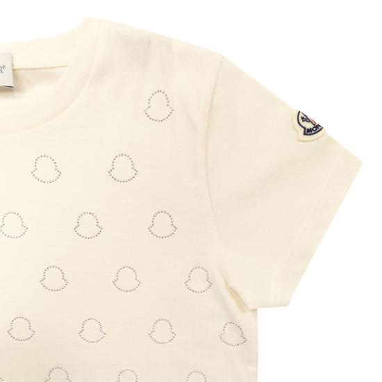 [키즈] 몽클레어 티셔츠 J19548C0002583907 CREAM - MONCLER