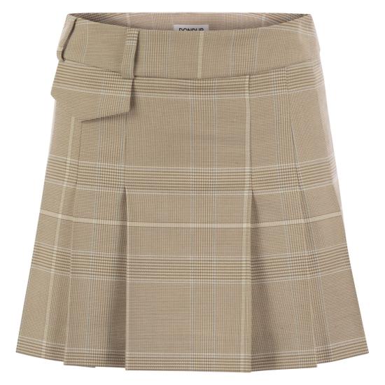  돈답 숏 스커트 G574QS0164DXXX BEIGE