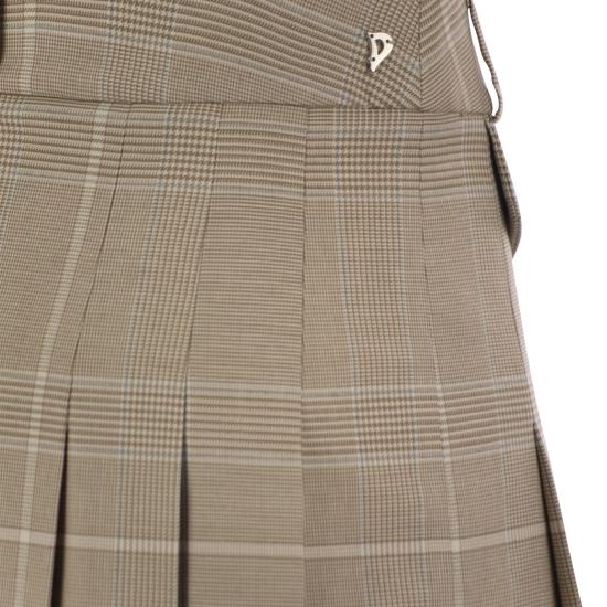  돈답 숏 스커트 G574QS0164DXXX BEIGE - DONDUP