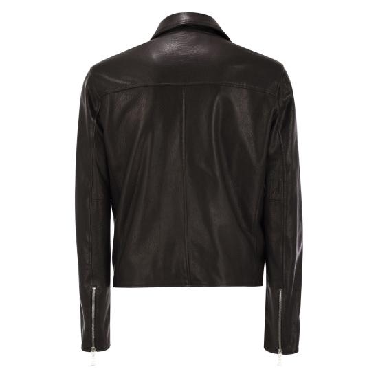  딸리아토레 바이커 자켓 FRANKLINAICHI240624I135 DARK BROWN - TAGLIATORE