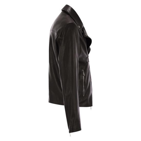  딸리아토레 바이커 자켓 FRANKLINAICHI240624I135 DARK BROWN - TAGLIATORE