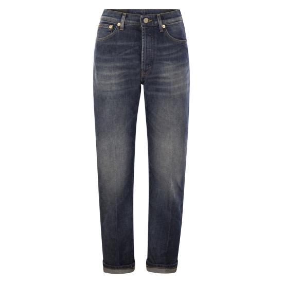  돈답 스트레이트 팬츠 DP776DS0354DIA8 DARK DENIM