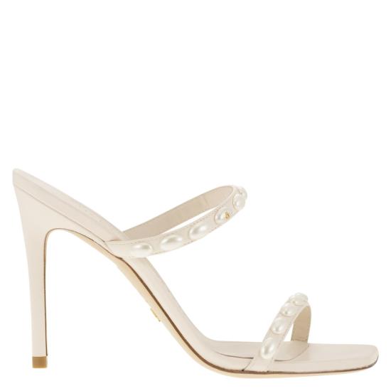  스튜어트 와이츠먼 뮬/슬리퍼 SH541 PEARL