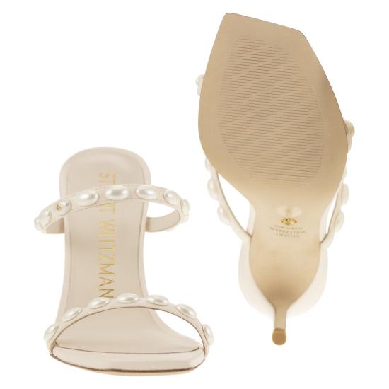  스튜어트 와이츠먼 뮬/슬리퍼 SH541 PEARL - STUART WEITZMAN